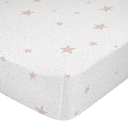 Happy Friday Little star Fitted sheet Pink