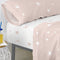 Happy Friday Fitted sheet Little star pink 90x200x32 cm (Single) Pink
