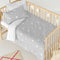 Happy Friday Little star Duvet cover set cot 2 piece Grey