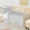 Happy Friday Little star Duvet cover set cot 2 piece Grey