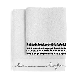 Happy Friday Live Towel set Pack of 2