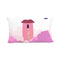 Happy Friday Long braid Cushion cover 50x30 cm
