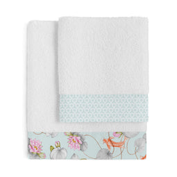 Happy Friday Towel Lotus Pack of 2 Multicolor