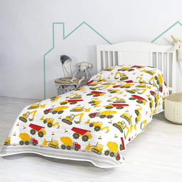 Happy Friday Machinery Bedspread