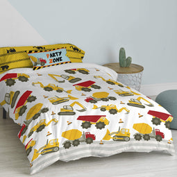 Happy Friday Machinery Duvet cover set 2 piece
