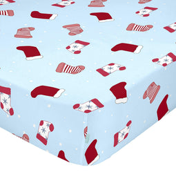 Happy Friday Merry christmas Fitted sheet