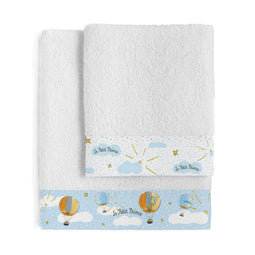 Happy Friday Towel Montgolfiere Pack of 2 Multicolor