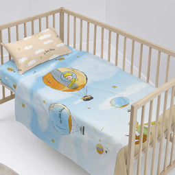 Happy Friday Montgolfiere Sheet set cot 2 piece