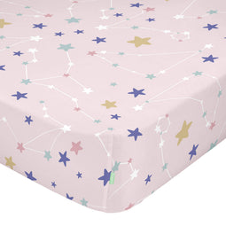 Happy Friday Fitted sheet Moon dream 105x200x32 cm (Single) Multicolor