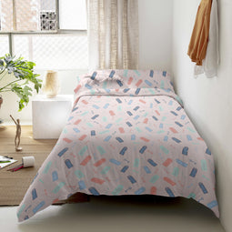 Happy Friday Neighbourhood (D) Duvet cover set 2 pieces 155x220 cm (Single)