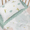 Happy Friday Fitted sheet Nuages 60x120x14 cm (Cot) Multicolor