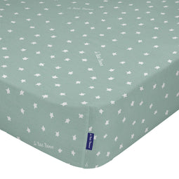 Happy Friday Fitted sheet Nuages 70x140x14 cm (Cot bed) Multicolor