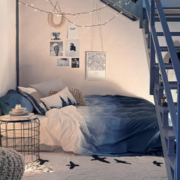 Happy Friday Nightfall Duvet cover