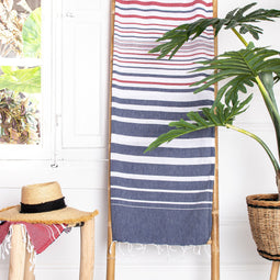 Happy Friday Ocean Hammam towel set 100x180 + 60x100 cm