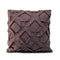 Happy Friday Origami felt Decorative cushion cover 50x50 cm Burgundy