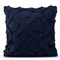 Happy Friday Decorative cushion cover Origami felt 50x50 cm Navy