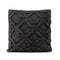 Happy Friday Origami felt Decorative cushion cover 50x50 cm Black