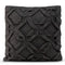 Happy Friday Origami felt Decorative cushion cover 50x50 cm Black