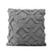 Happy Friday Origami felt Decorative cushion cover 50x50 cm Grey