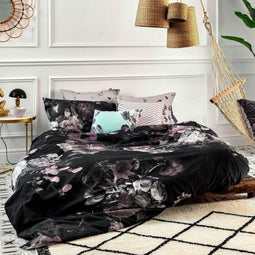 Happy Friday Onyx Duvet cover