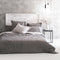 Happy Friday Oxford Duvet cover Grey