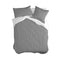 Happy Friday Oxford Duvet cover Grey