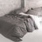 Happy Friday Oxford Duvet cover Grey