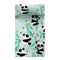 Happy Friday Panda garden blue Bedspread