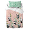 Happy Friday Panda garden Fitted sheet cot