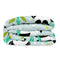 Happy Friday Panda garden blue Bedspread