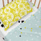 Happy Friday Panda garden blue Sheet set cot 2 piece