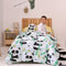 Happy Friday Panda garden blue Duvet cover set 2 piece