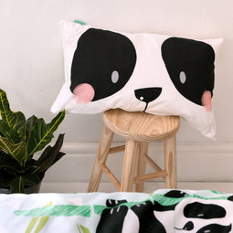 Happy Friday Panda garden Cushion cover 50x30 cm