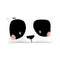 Happy Friday Panda garden Cushion cover 50x30 cm