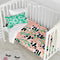 Happy Friday Panda garden Duvet cover set cot 2 piece