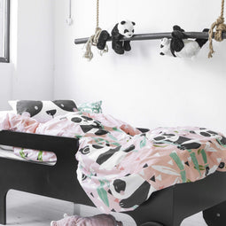 Happy Friday Panda garden Duvet cover set 2 piece