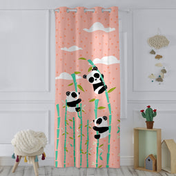 Happy Friday Panda garden Curtain 140x265 cm