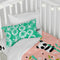 Happy Friday Panda garden Duvet cover set cot 2 piece