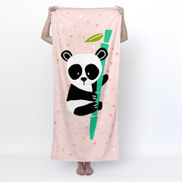 Happy Friday Panda garden Towel 70x150 cm