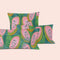 Happy Friday Papaya Pillow cover