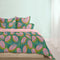 Happy Friday Duvet cover Papaya 155x220 cm (Single) Multicolor