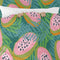 Happy Friday Duvet cover Papaya 155x220 cm (Single) Multicolor