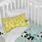 Happy Friday Panda garden blue Duvet cover set cot 2 piece