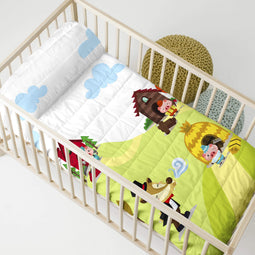 Happy Friday Piggys Bedspread Cot 100x130 cm