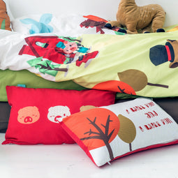 Happy Friday Piggys Cushion cover 50x30 cm