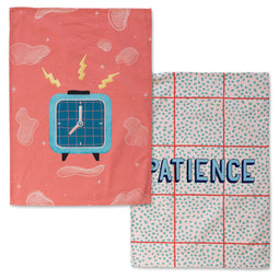 Happy Friday Patience Tea towel (2 pc) 70x50 cm