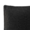 Happy Friday Piping felt Decorative cushion cover 50x50 cm Black