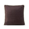 Happy Friday Piping felt Decorative cushion cover 50x50 cm Burgundy