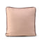 Happy Friday Piping felt Decorative cushion cover 50x50 cm Pale rose
