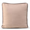 Happy Friday Piping felt Decorative cushion cover 50x50 cm Pale rose